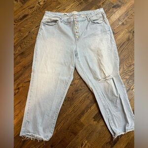 Ava & Viv Plus Size Light Wash Jeans